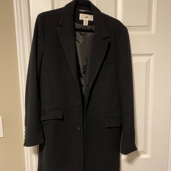 38R (S-M) Black H&M Coat - Picture 1 of 2